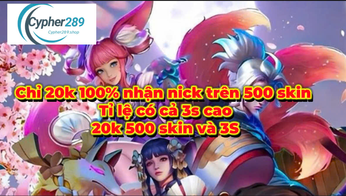 Hộp quà 100% nhận trên 500 skin